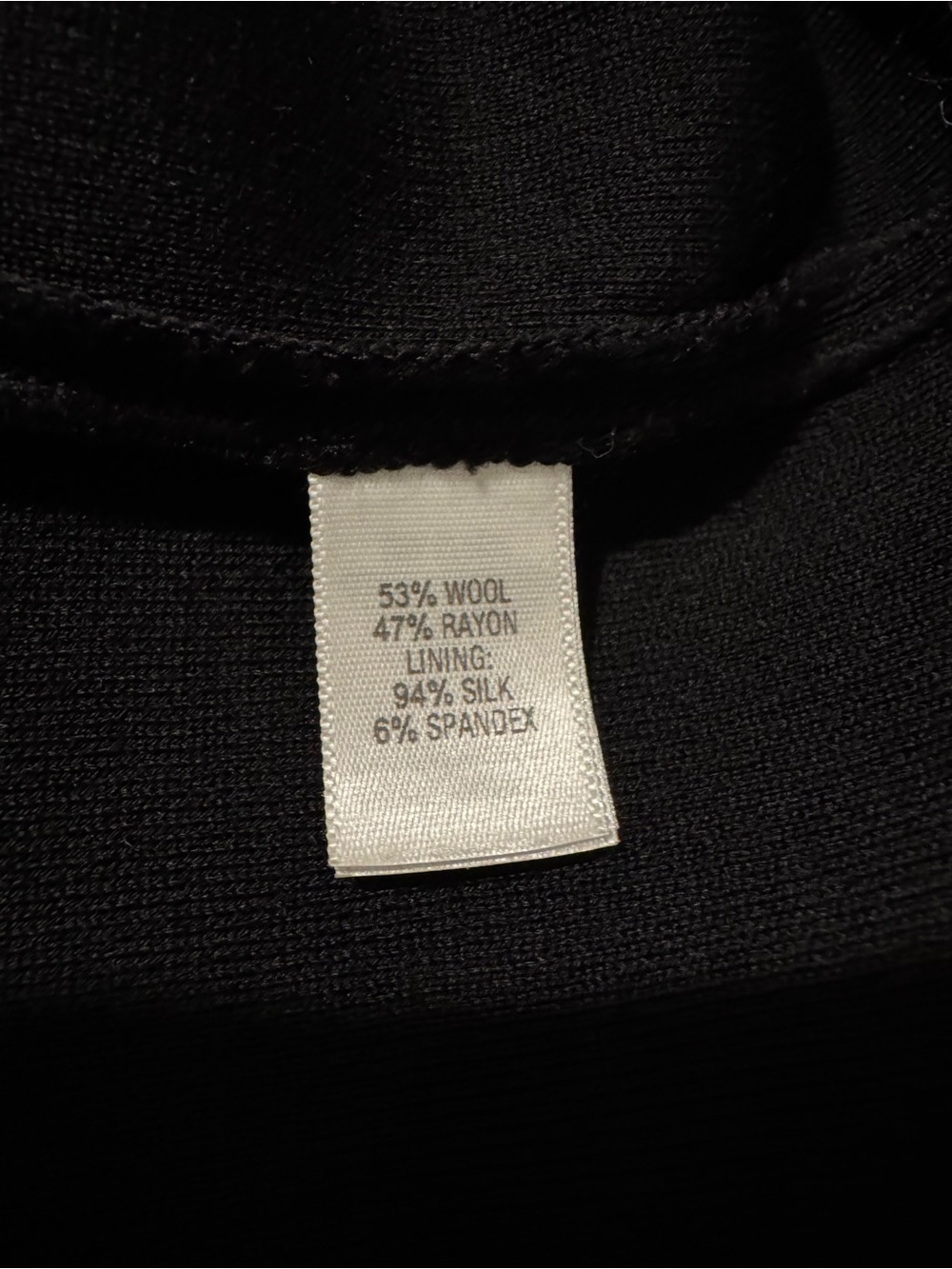 ST JOHN Black Label Milano Military Knit Dress Size 6 Black - Picture 10 of 10